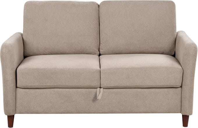 MARE - Tweezitsbank met opbergruimte - Taupe - Corduroy