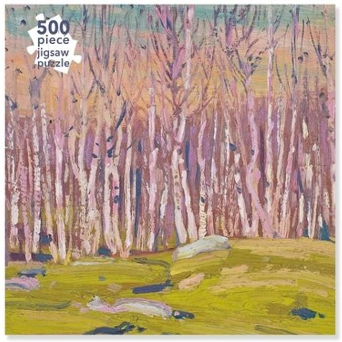 Adult Jigsaw Puzzle Tom Thomson: Silver Birches (500 Pieces) - 500-Piece Jigsaw Puzzles - Flame Tree Studio