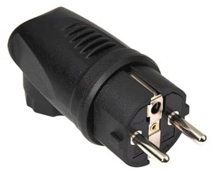 Schuko Hoekstekker 230V Stroomstekker Voor Buiten IP44 - Geaarde Stekker