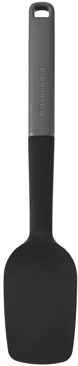 Spatel, Pannenlikker, 30 cm, Siliconen, Kunststof, Grijs - KitchenAid