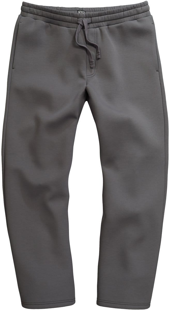 STHUGE - Heren - Sweatpants elastische tailleband baggy fit - Grafietgrijs - Maat 7XL