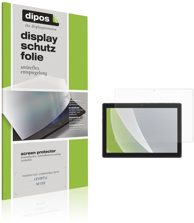 dipos – 2x Matte Beschermfolie geschikt voor LEVIRTU M159 | Krasbestendige & antireflecterende Screenprotector Ultra-Thin