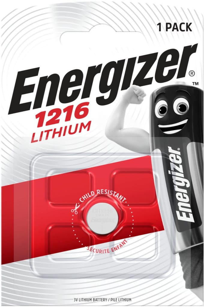 Energizer Lithium Knoopcel Batterij CR1216 3 V 1-Blister