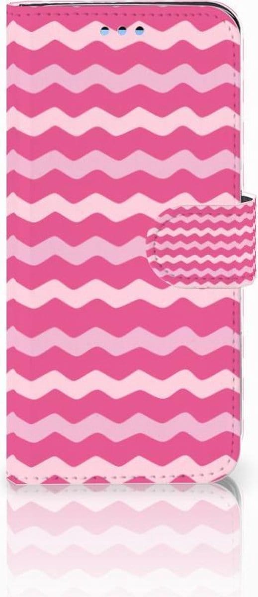 Samsung Galaxy S9 Telefoon Hoesje Waves Pink