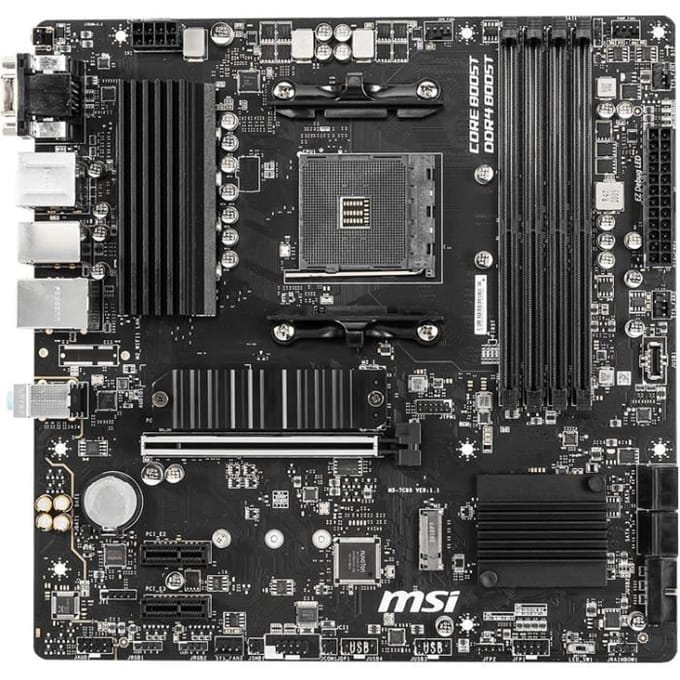MSI B550M PRO-VDH Serie - Moederbord - Micro ATX - AMD Ryzen Compatibiliteit - HDMI en DisplayPort Ondersteuning