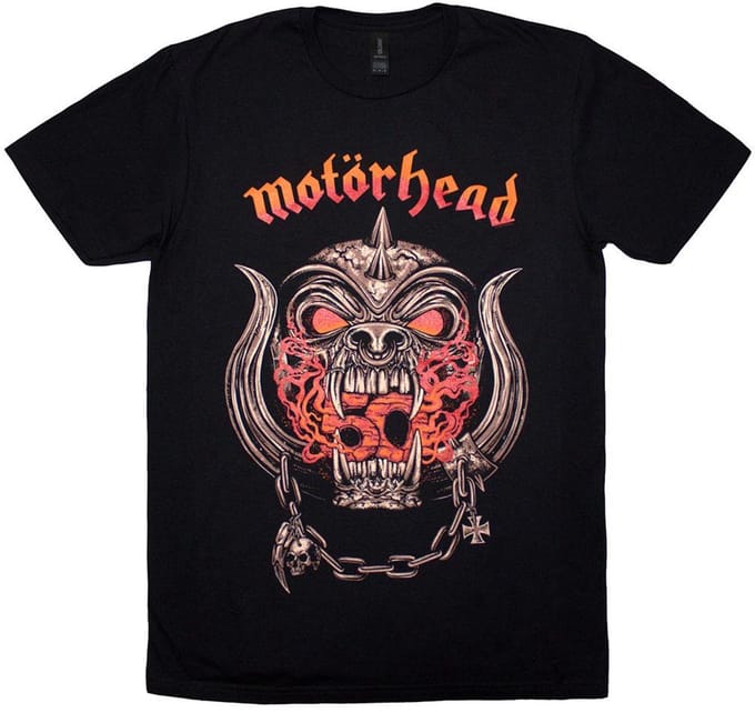 Motorhead - 50 Years Warpig Red Gradient Heren T-shirt - M - Zwart