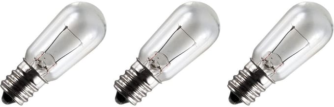 Signaallamp E12 24V 6W - 250 mAh - 3 stuks - S19 Gloeilamp Ø19mm - 46mm - 2500K - Dimbaar