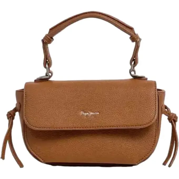 Pepe Jeans Ambra Script Tas Bruin