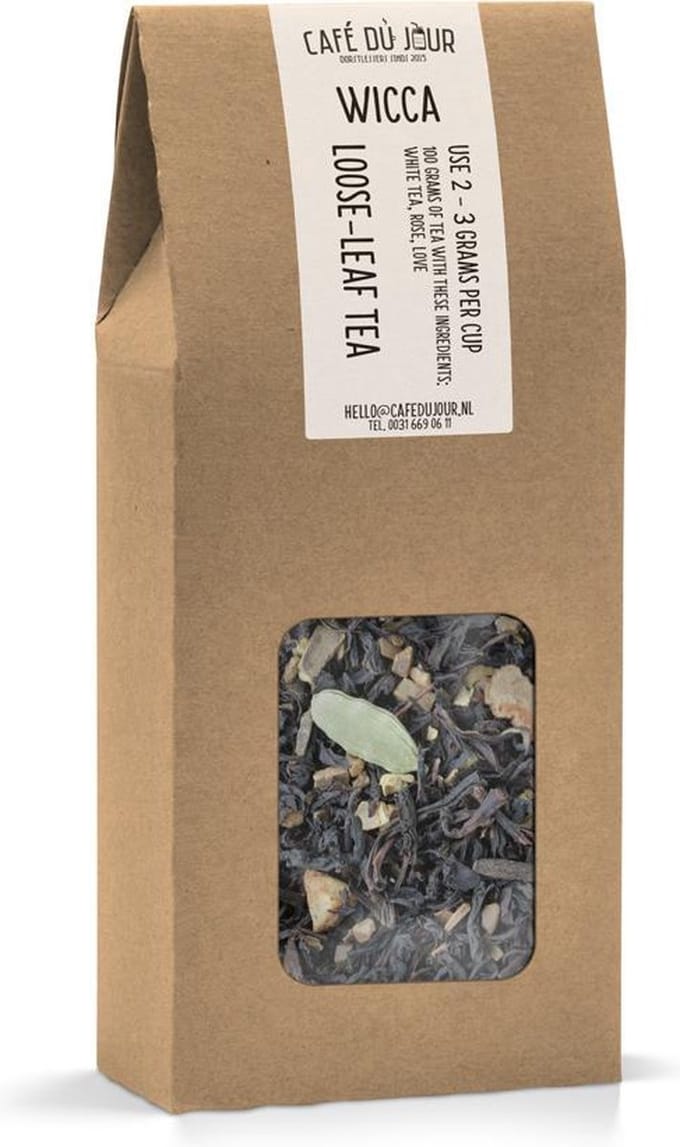 Wicca - zwarte thee 100 gram - Café du Jour losse thee