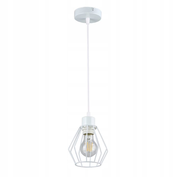 Hanglamp Loft Brylant E27 Wit Metaal 105cm