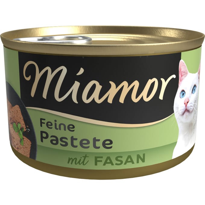 12x85g Pastei Fazant Miamor Kattenvoer