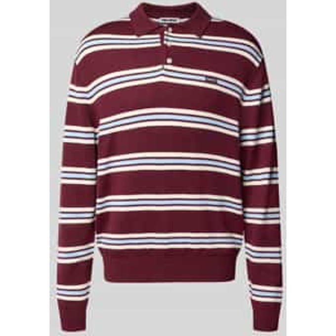 Gebreide pullover met polokraag