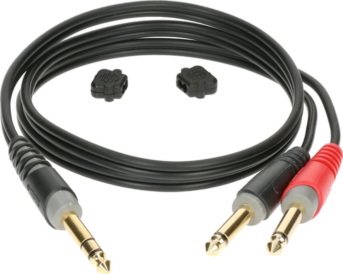 Klotz Insertkabel / jack, 1 m AY1-0100, goudcontacten - Insert kabel
