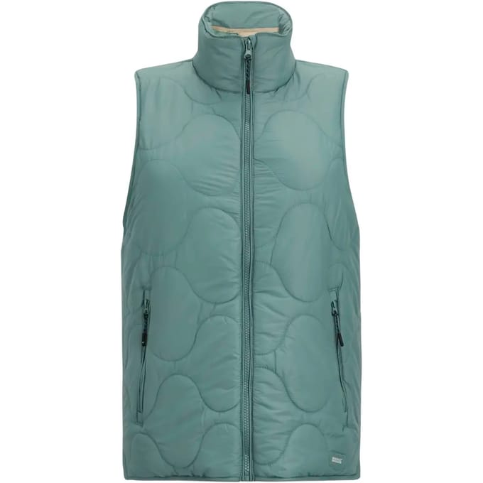 Waterafstotend gewatteerd gilet voor dames van het merk Carlette