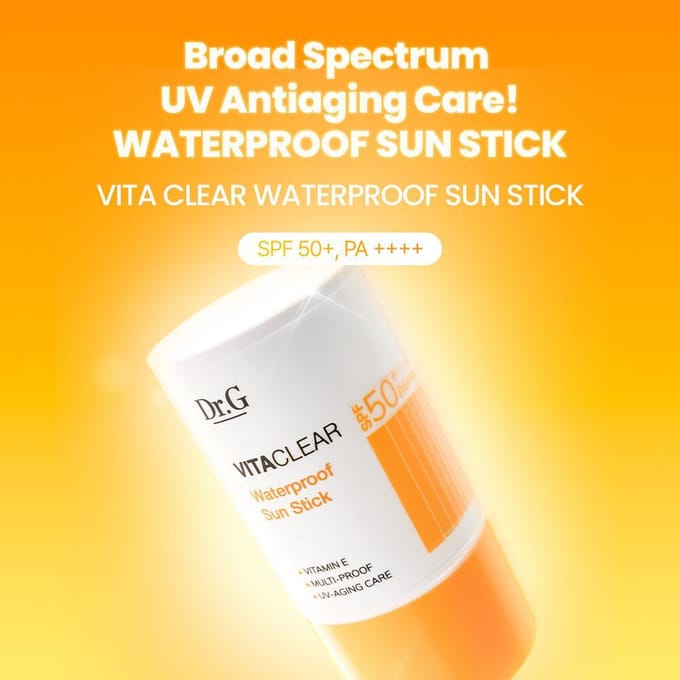 Vita Clear Stick Solaire Waterproof SPF50 PA++++ 21g BOUTIQUE ORIGINALE yellow