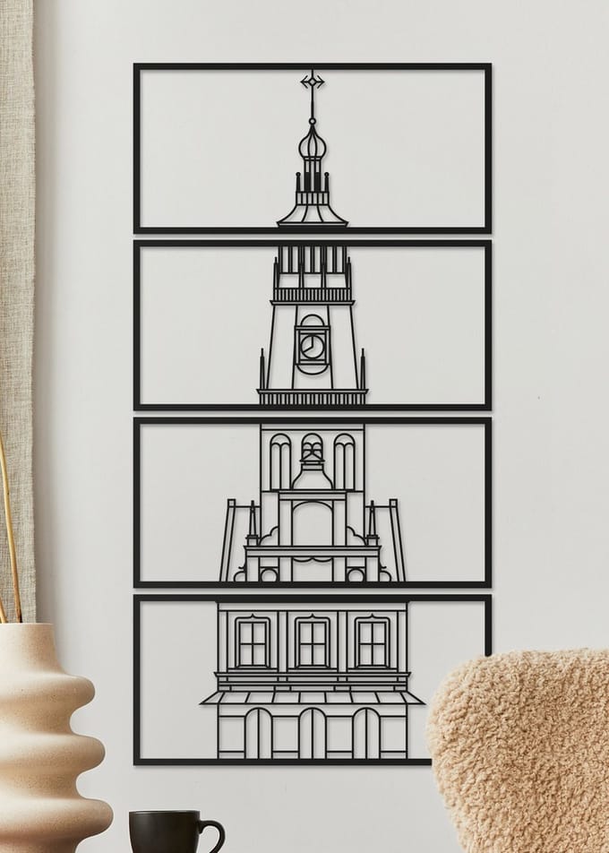 Wanddecoratie | De Waag Alkmaar - XL (80x157cm)