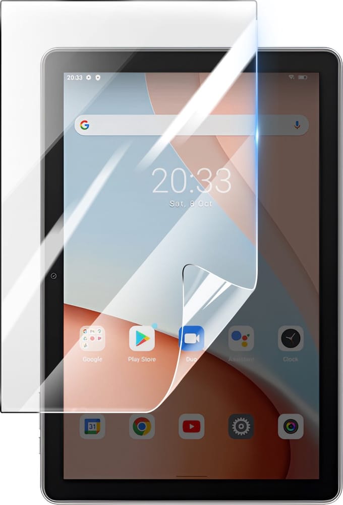 3mk, Geschikt voor Blackview Tab 7, Schokbestendige Hydrogel Screenprotector, Transparant