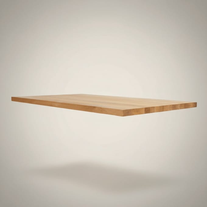 Eikenhout Tafelblad Rover 200 x 100 x 4 cm