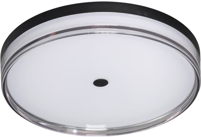 ETH Jill Led plaf rond 3 step dimm. 2800k 32w IP40 zwart 40x7cm + mem. Ra90