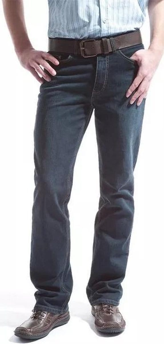 Spijkerbroek heren jeans Paddocks Ranger stretch blue dark used