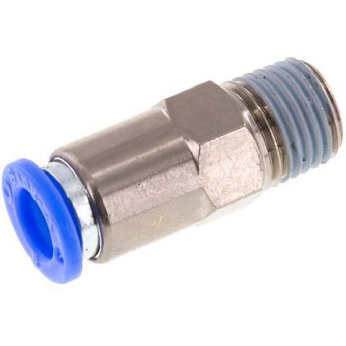 8mm & R1/4'' Regeling-In Vernikkeld Messing/PBT Terugslagklep Insteekkoppeling Buitendraad 0.2-10 bar