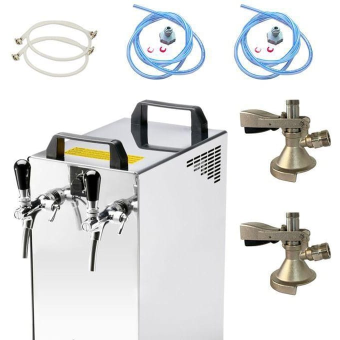 Complete set - Biertap - Kontakt 40/K 2-kraans, 50 liter/u - met Fustkoppeling Type A, NC Adapter - Beertender, Thuistap, Bierkoeler