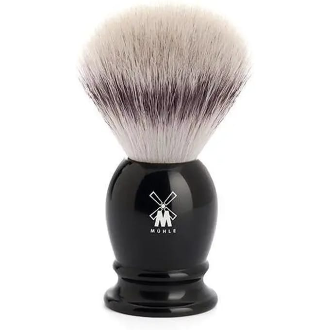 MÜHLE -Scheerkwast -Synthetisch haar -CLASSIC -Zwart -maat S
