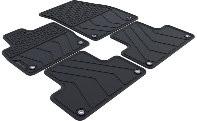 Rubber Automatten geschikt voor Land Rover Range Rover Evoque - 2011-2019 - 4-delig - Uitvoering: 3/5-deurs