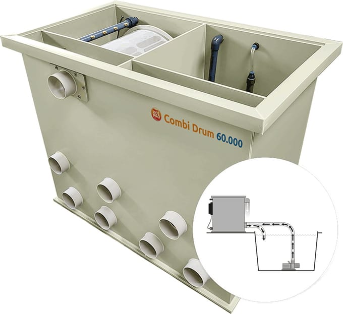 Koi Pro Combi Drum 60.000 Pomp