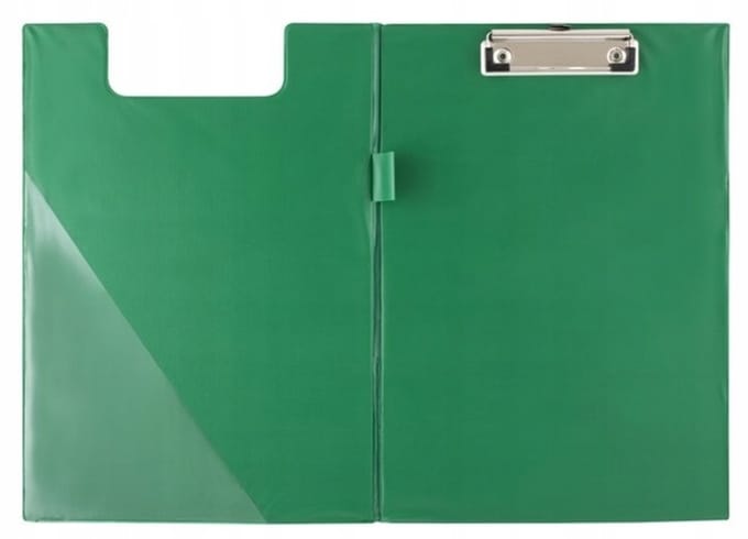 Groene A4 Clipboard met Sluiting - Documentenmap voor Kantoor en Onderweg