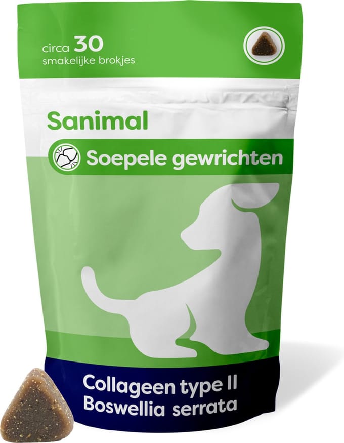Sanimal Soepele Gewrichten - Supplement - Gewrichten - Spieren - 90 g 30 stuks