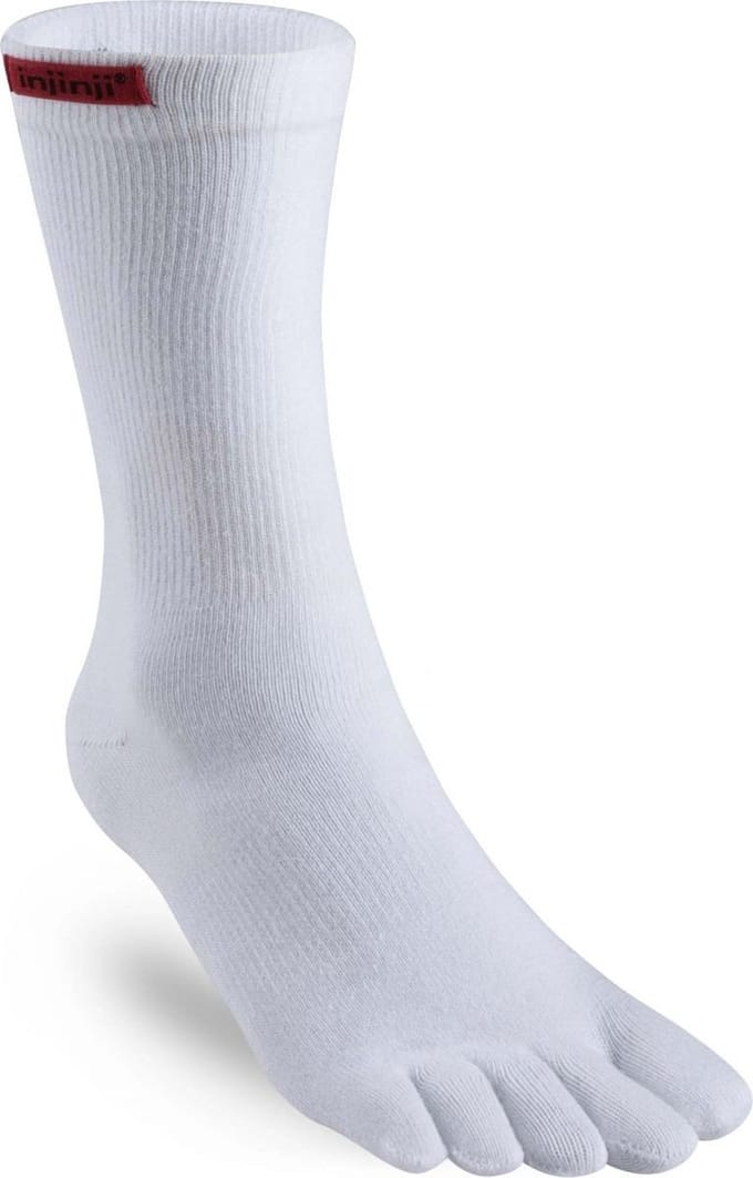 INJINJI | Sport Original Weight Crew White (Maat - M) | Teensokken