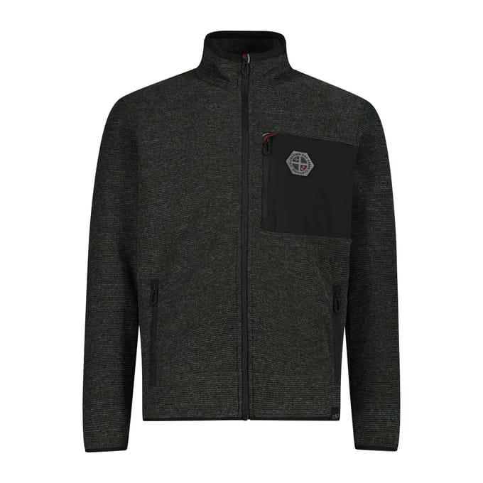 Technische fleece in gemêleerd breisel CMP