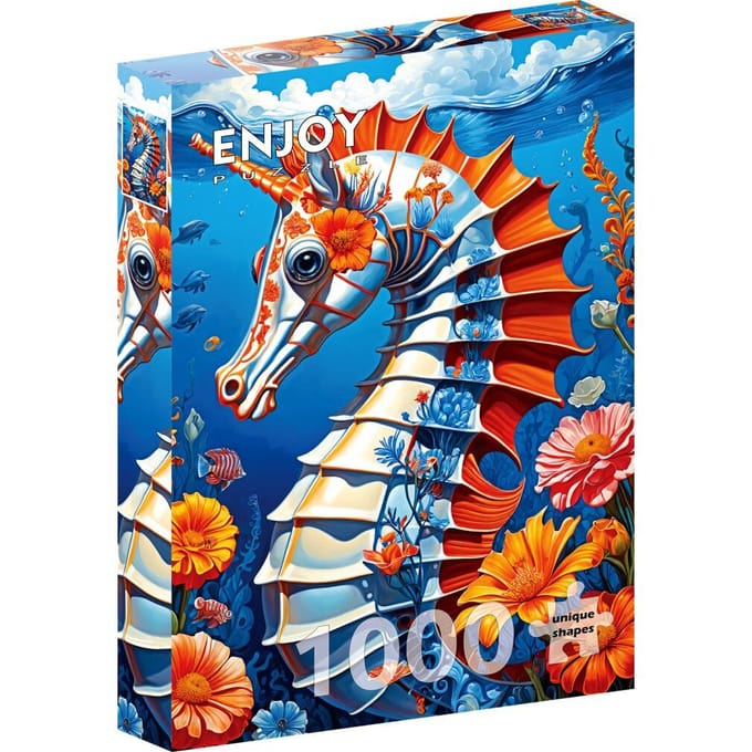 Enjoy Puzzle legpuzzel zeepaardje - 1000 stukjes puzzel plezier.