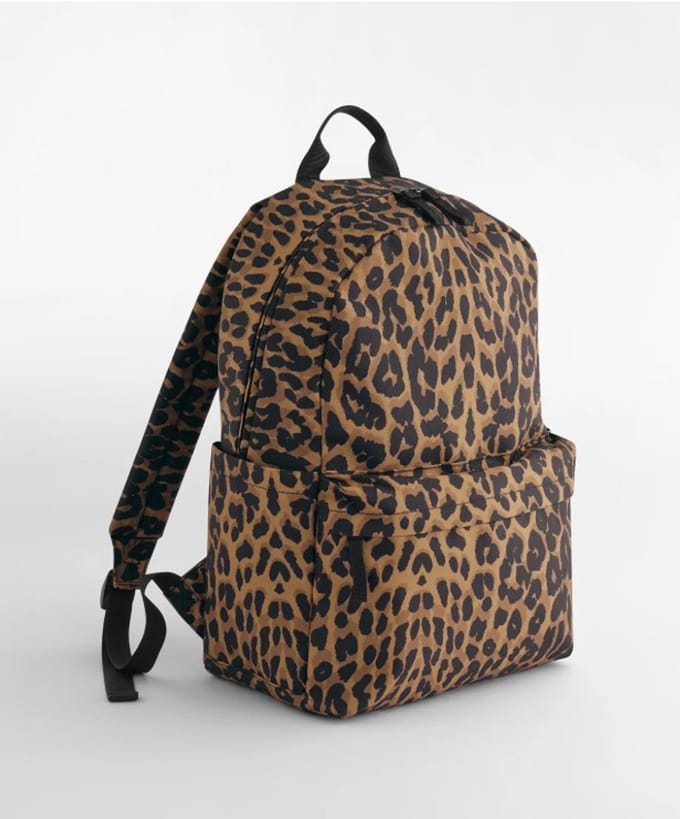 Leopard print backpack / Luipaardprint backpack (rugtas)