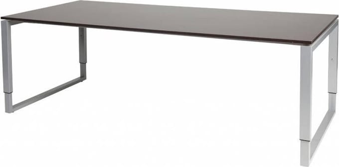 Vergadertafel - Verstelbaar - 220x100 logan - alu frame