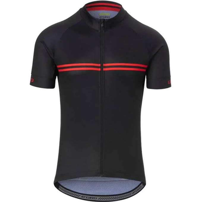 Giro Chrono Fietsshirt - Maat S  - Mannen - Zwart/Rood