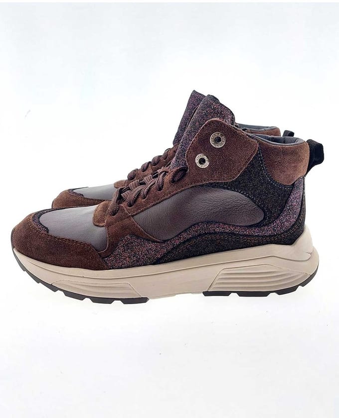 Xsensible tower sneaker boots bruin / combi, 41 / 7