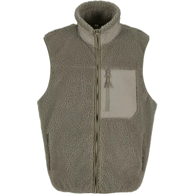 Mouwloos fleece Build Your Brand Sherpa