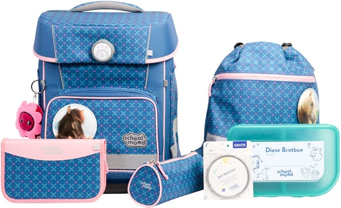 School-Mood Champion Maxx Pro Mila Schooltas set 7-delig