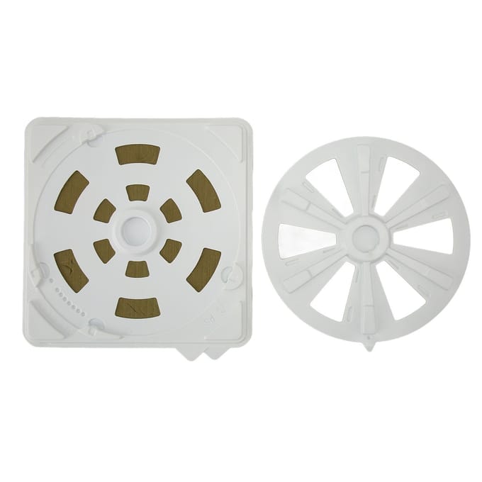 Mierenzuur Verdamper Dispenser Plastic Imkerij Behandelingsbak Gereedschap voor Bijenkasten Imkerij white