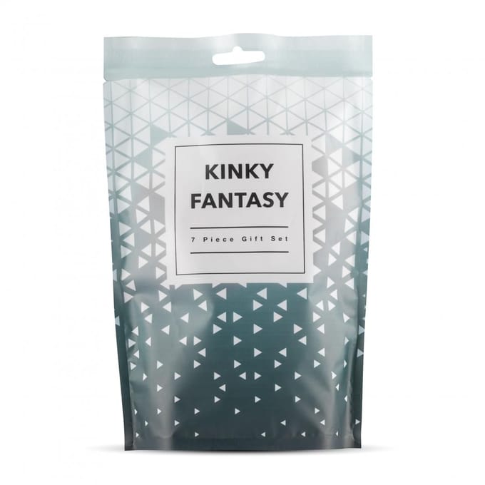 Loveboxxx - Kinky Fantasy - 7 Delige Cadeauset - Geschenkset Mannen, Vrouwen en Koppels - Cadeau Man, Vrouw en Koppels - Giftset Man, Vrouw en Koppels - Erotisch - Zwart