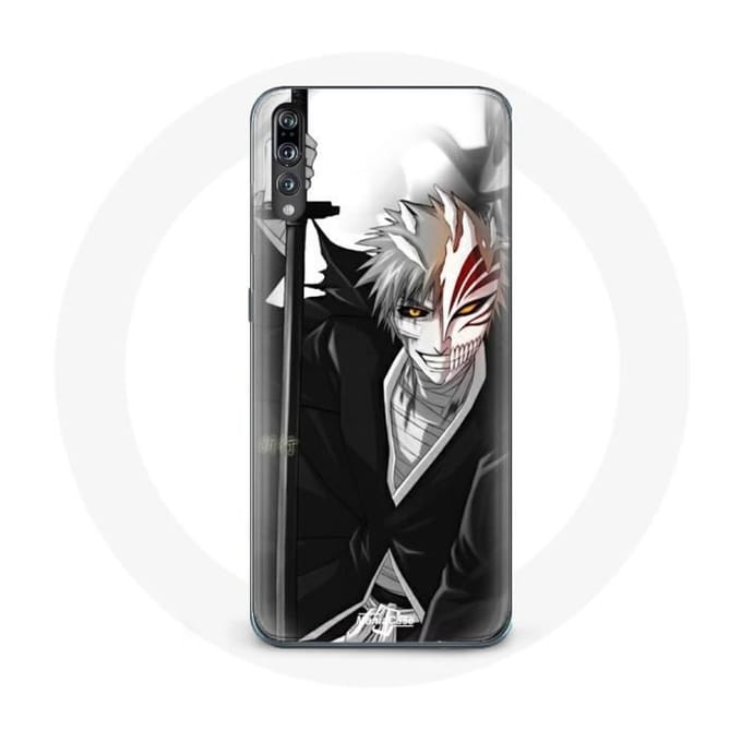 Coque pour Huawei P20 Pro - MANIACASE - Bleach manga Ichigo Kurosaki - Souple - Noir - Mixte