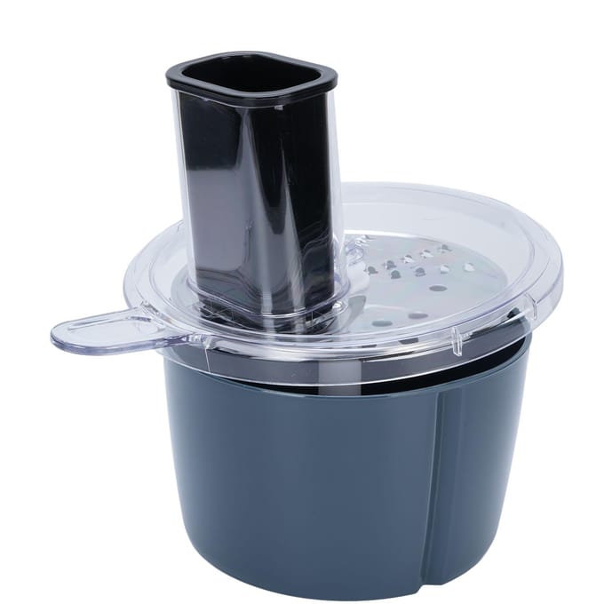 Foodprocessor Container Snijder Kit Blender Snijden Rasp Schijf Mes Foodprocessor Groentesnijder L(for 6.5-9kg) gray