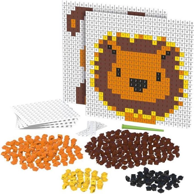 Biobuddi Pixel Create - Leeuw en Hond