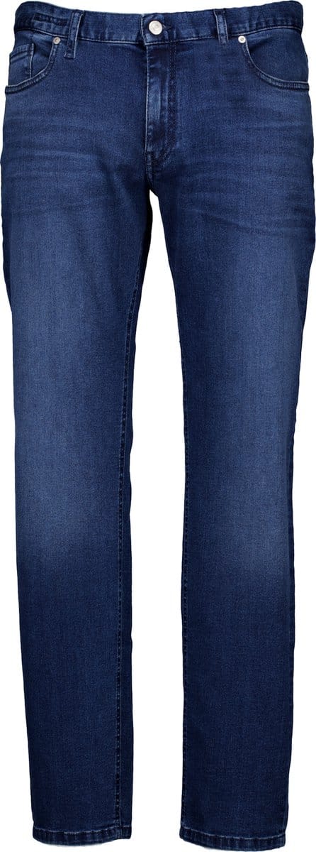 Alberto 4237 1973 Slim Jeans Heren - Broek - Donkerblauw - Maat 35/34