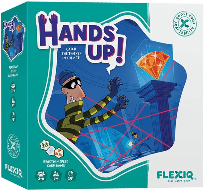 FlexIQ Hands Up! Game - Kaartspel voor snelle reacties - Betrap dieven