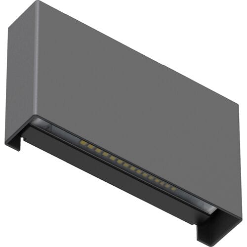 KS Verlichting Elroy Up en Down Muurlamp Zwart Medium