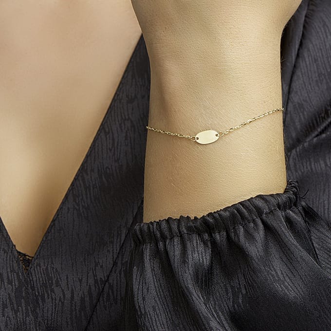 Armband Ovaal  17 - 19 Cm
