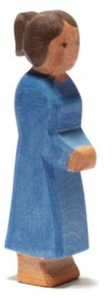 Ostheimer houten speelfiguur moeder poppenhuis speelgoed.